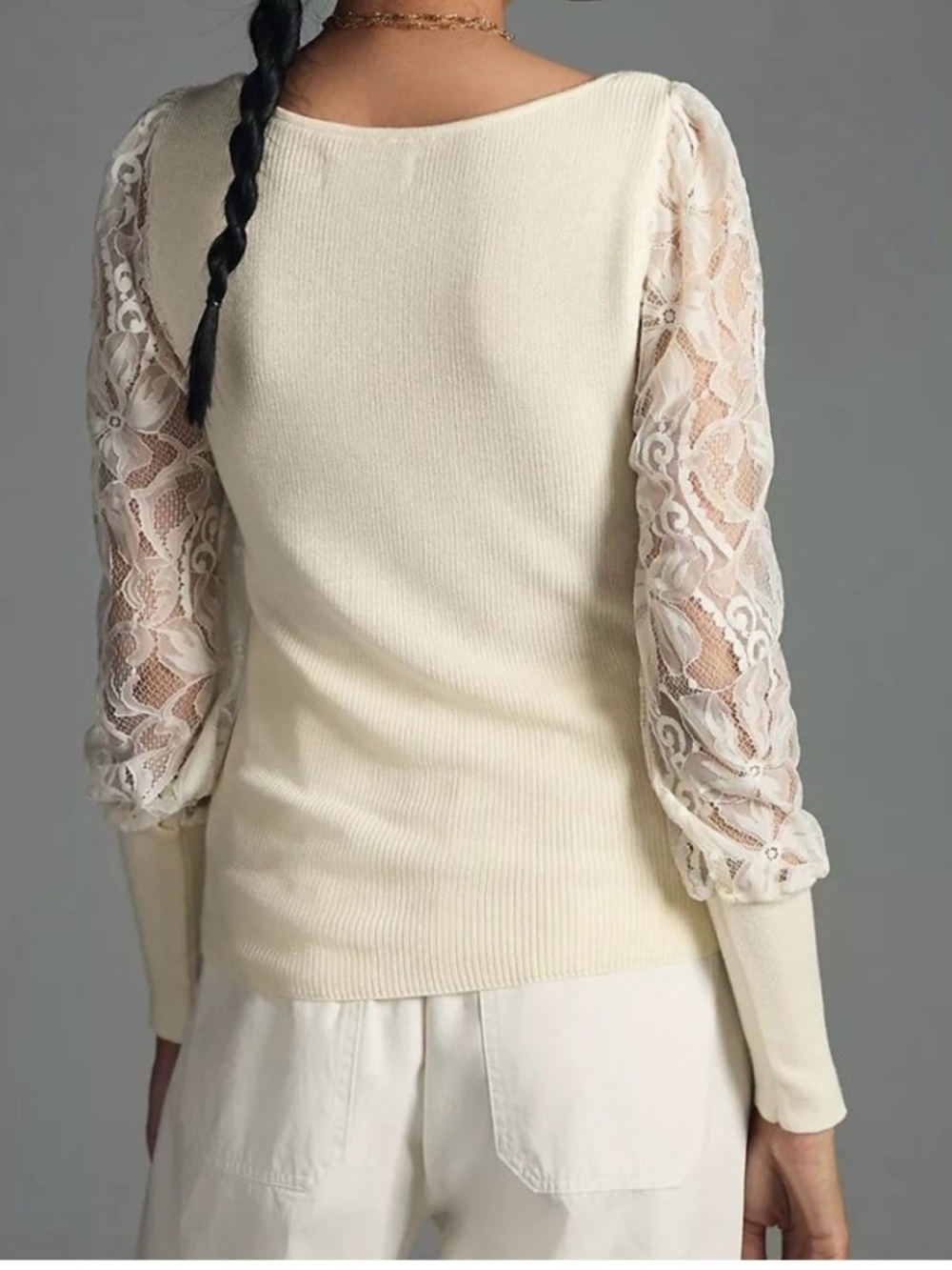 Anthropologie Lace Top - Picture 2 of 5